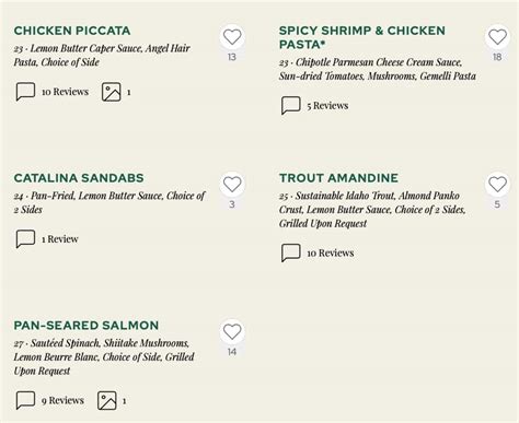 Daily Grill Los Angeles, CA Menu (Updated: July 2024)