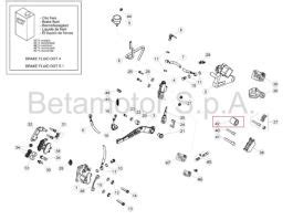 Piston étrier de frein arrière Beta RR 50