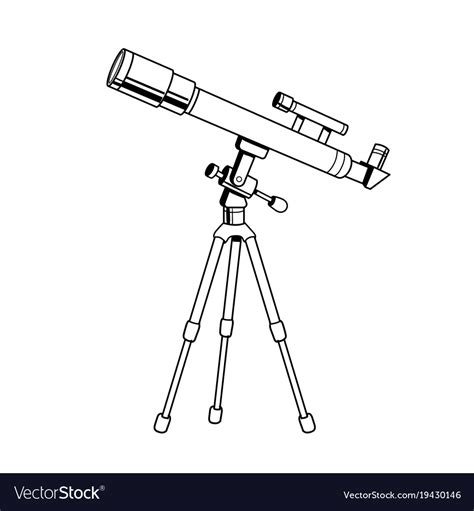 Telescope Coloring Page