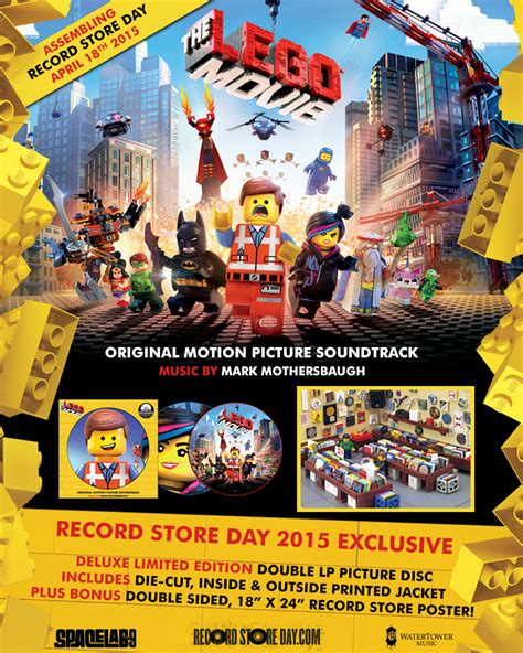 The Blot Says...: RSD 2015 Exclusive The LEGO Movie Soundtrack Picture ...