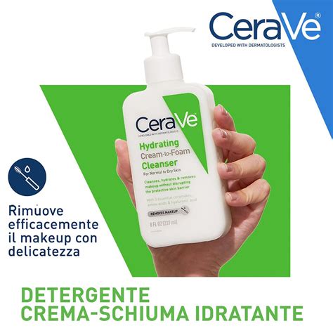 Cerave Detergente Idratante Viso Pelle Da Normale A Secca Con Acido