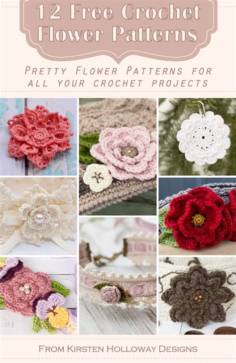 Free 5 Petal Crochet Flower Pattern Best Flower Site