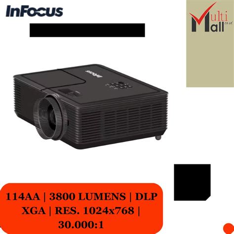 Jual PROJECTOR INFOCUS IN 114AA XGA 3800 LUMENS DLP SPEAKER Shopee