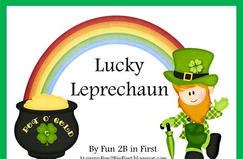 Classroom Freebies Too: Lucky Leprechaun