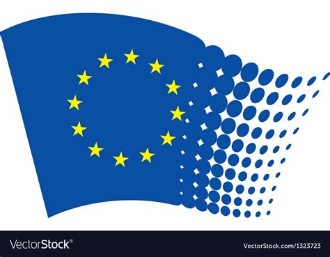 European union flag - EU Royalty Free Vector Image