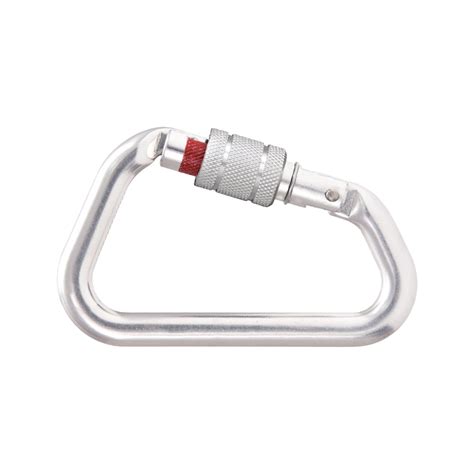 Aluminium Screw Locking Karabiner With Lock Indicator Karam Middle East