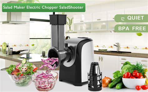 Rallador El Ctrico De Verduras Profesional Para Ensaladas Rallador