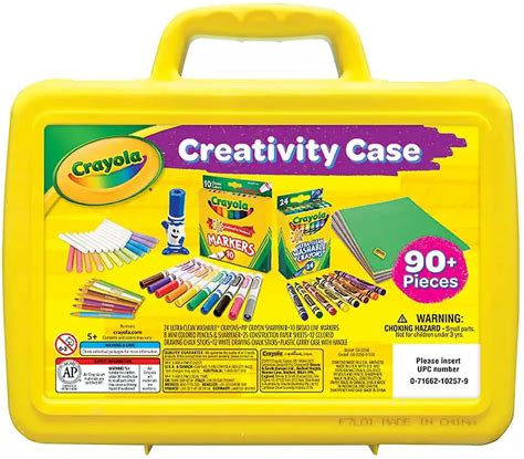 Crayola Creativity Case Exclusive Art Kit 90 Pieces - ToyWiz