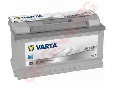 VARTA SILVER DYNAMIC 100AH 830A R Original Bg