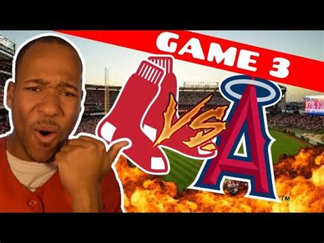 BOSTON HIT PARTY RED SOX VS ANGELS GAME 3 FAN REACTION YouTube