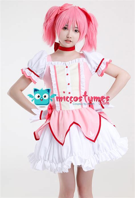 Puella Magi Madoka Magica Madoka Kaname Cosplay Dress Costume