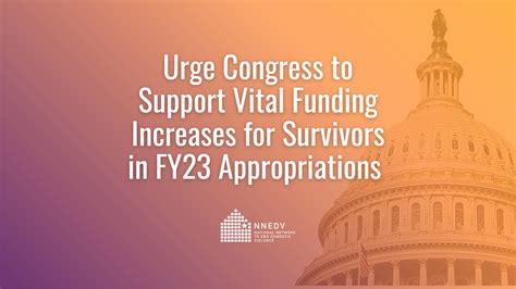 Closed Take Action Urge Congress To Prioritize Funding For Survivors