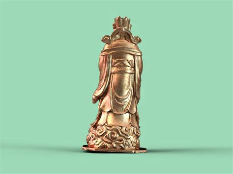 God Of Wealth Statue 3D - TurboSquid 2049363