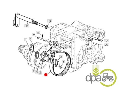 Banda Frana De Mana John Deere AL79292 AL81347 Piese Tractor Dpat Ro