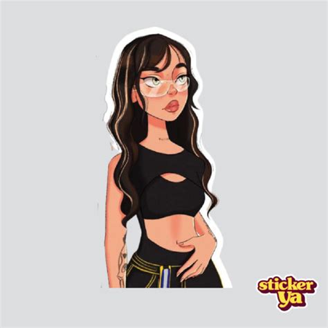 Sticker De M Sica Nicki Nicole Glass Tienda On Line De Stickers