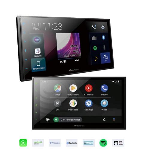 Pioneer DMH Z5350BT Capacitive Touch Screen Multimedia Player With