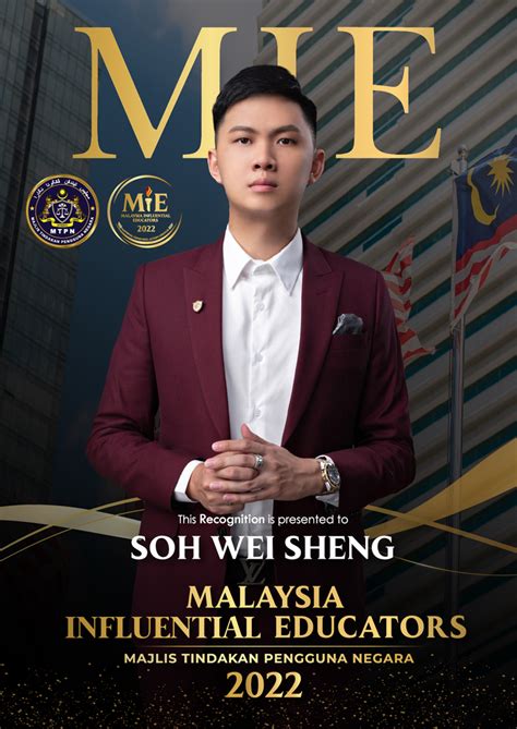 Soh Wei Sheng Malaysia Influential Educators