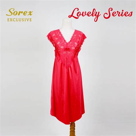 Jual Sorex Lingerie Lovely Series Baju Tidur Premium Satin Look Cute