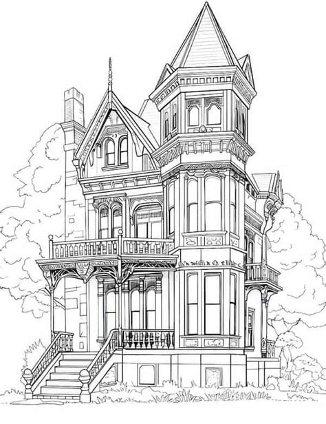 Pin By Morgan Widdison On Crafts Coloring Pages House Colouring