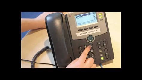 Cisco Spa504g Handsets Activating Call Forwarding Youtube