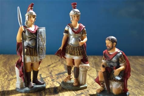 TF 036 Soldados Romanos De 20cm 062 480108 Pesebres Artesanales