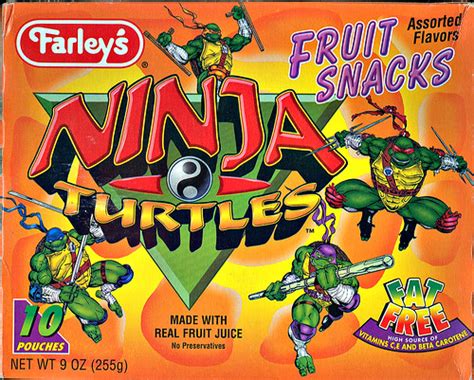 Farleys Ninja Turtles The Next Mutation Fruit Snacks Ii 1997