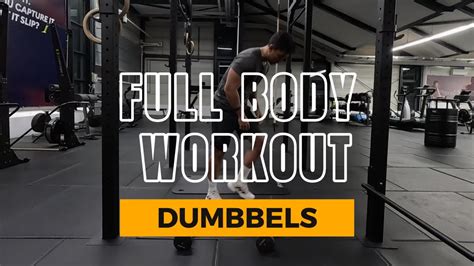 8 Min Full Body Dumbbells Workout For Beginner Youtube