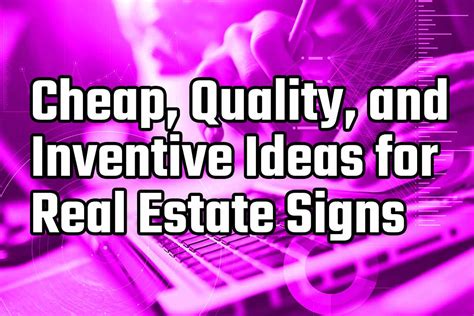 Best Real Estate Signs and Best Practices in 2021 - Hooquest