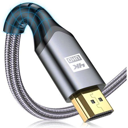 4K HDMI Cable 35ft, [Upgraded] HDMI 2.0 Cable High Speed 18Gbps Nylon ...