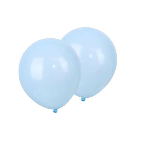 Globos Látex 23cm Azul Pastel 12UND