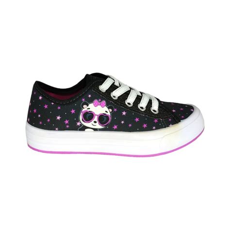 TENIS STAR CHIC PANDA CANO BAIXO INFANTIL I3000