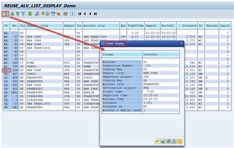 REUSE ALV LIST DISPLAY 11 SAPCODES