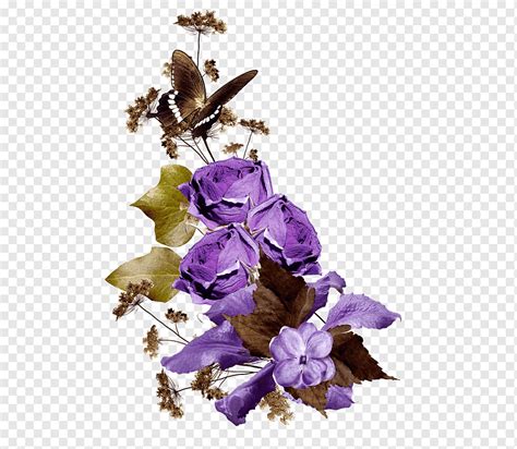 Outras Roxo Flor Arranjo Violeta Png PNGWing