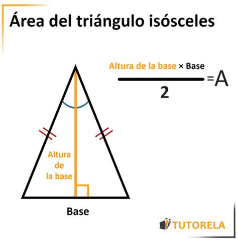 Área Del Triángulo Isósceles Tutorela