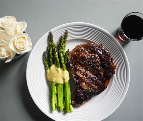 Steak and Asparagus Dinner