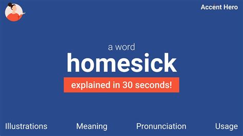 Homesick Meaning And Pronunciation Youtube