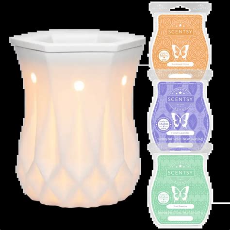 Alabaster Scentsy Warmer Bundle