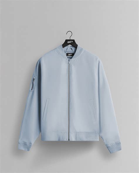 GHOST® HERITAGE BOMBER JACKET | ICE BLUE - GHOST LIFESTYLE – GHOST UK