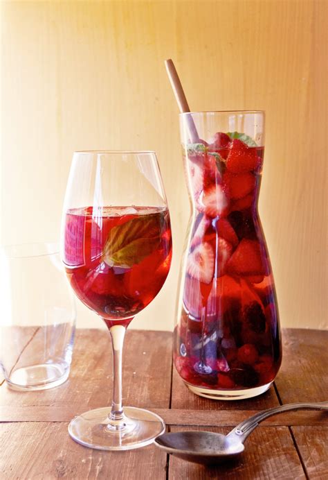 Sparkling Ros Berry Sangria Recipe Berry Sangria Sangria Recipes