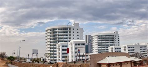 Gaborone Capital Of Botswana Street View Stock Photo Image Of Urban