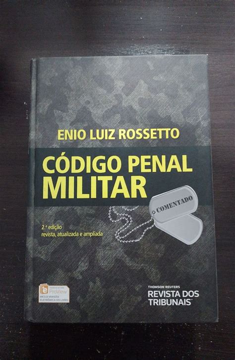 Código Penal Militar enio Luiz Rossetto Livro Código Penal Militar