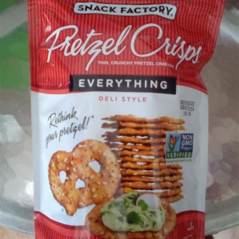 Snack Factory Pretzel Crisps Everything Deli Style Reviews Abillion