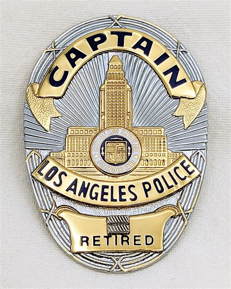 Lapd Captain Badge