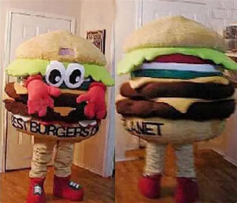 Hot Sale Best Burgers On The Planet Hamburger Mascot Mascot Costume Ems Express Hot Adult Size