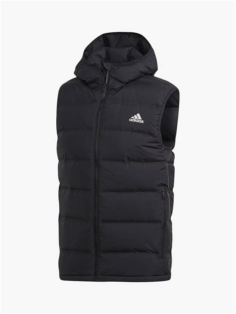 Adidas Helionic Hooded Down Mens Insulated Gilet At John Lewis And Partners