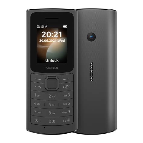 Nokia 110 4G Dual SIM Κινητό με Κουμπιά Black Skroutz gr