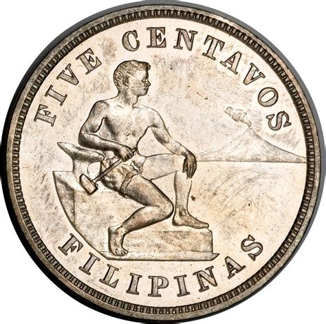 5 Centavos Large Type Philippines Numista