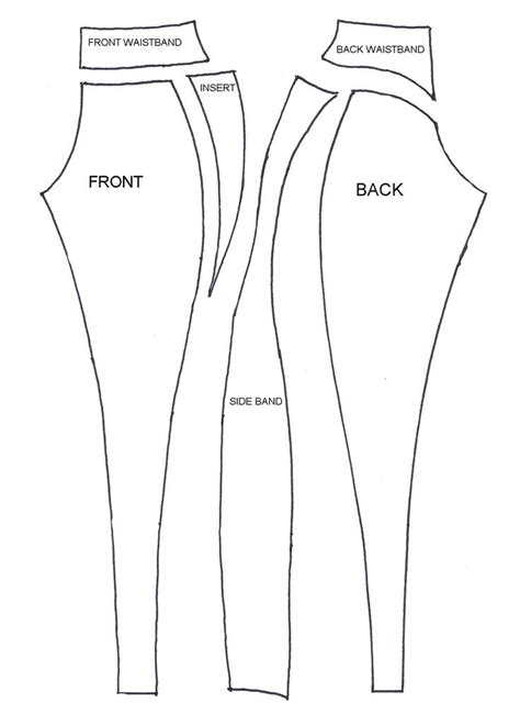 High Waisted Leggings Sewing Pattern For Women Yoga Workshop Pole