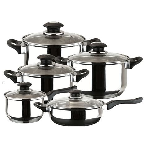 Batería De Cocina 12 Pzs Acero Inoxidable Fraciel Bonita Walmart En Línea