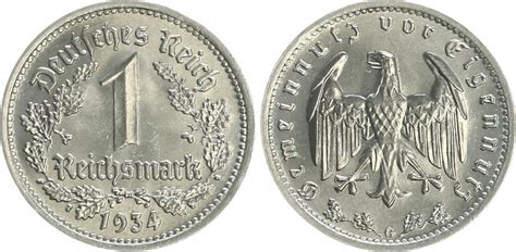 Deutschland Reich Reich Mark J Nickel G Bfr St